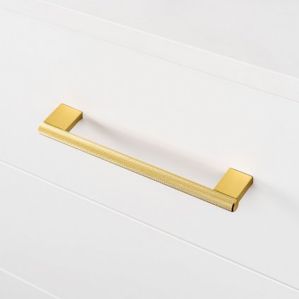 Úchytka - Viefe GRAF MINI, Mosadz brúsená tmavá (VAR ROZTEC 160 mm)