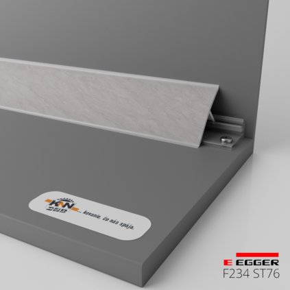 EGGER - Tesniaca lišta k pracovnej doske - F234 ST76 - dĺžka 4100 mm