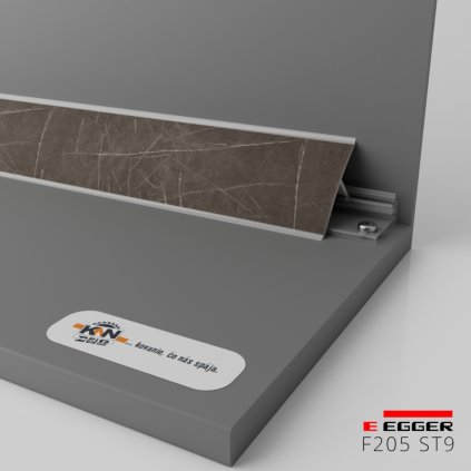 EGGER - Tesniaca lišta k pracovnej doske - F205 ST9 - dĺžka 4100 mm