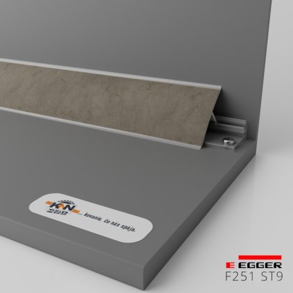 EGGER - Tesniaca lišta k pracovnej doske - F251 ST9 - dľžka 4100 mm