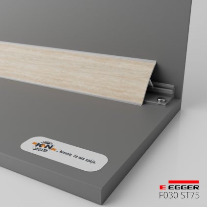 EGGER - Tesniaca lišta k pracovnej doske - F030 ST75 - dľžka 4100 mm