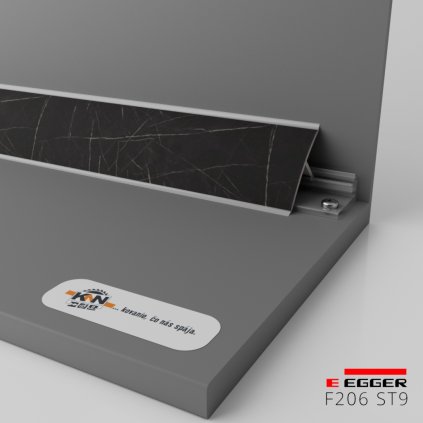 EGGER - Tesniaca lišta k pracovnej doske - F206 ST9 - dĺžka 4100 mm