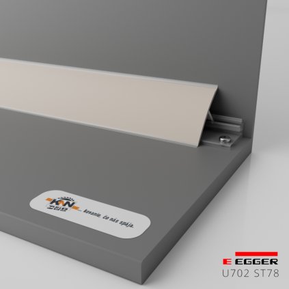 EGGER - Tesniaca lišta k pracovnej doske - U702 ST78 - dľžka 4100 mm