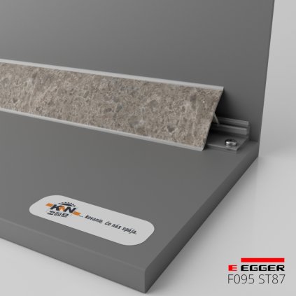 EGGER - Tesniaca lišta k pracovnej doske - F095 ST87 - dĺžka 4100 mm