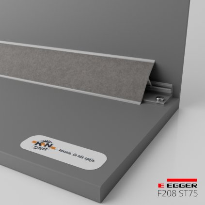 EGGER - Tesniaca lišta k pracovnej doske - F208 ST75 - dĺžka 4100 mm