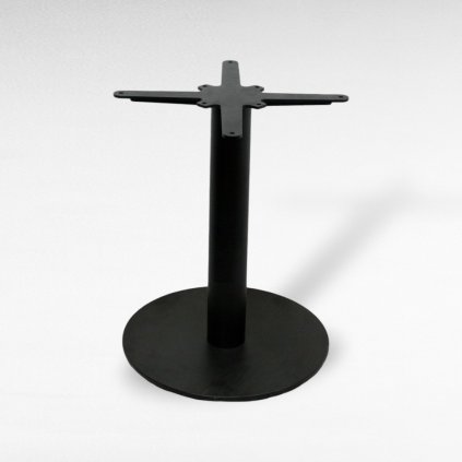 Stolová podnož - CHRISTIAN, okrúhla, čierna, 710 mm