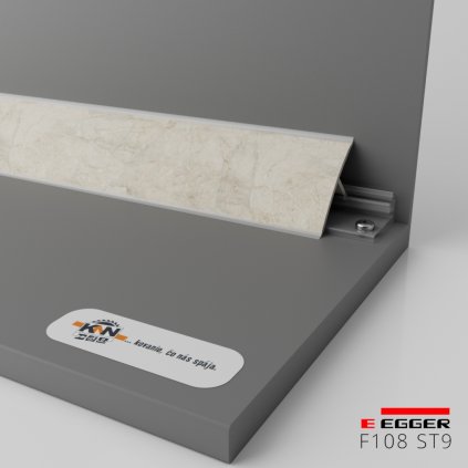 EGGER - Tesniaca lišta k pracovnej doske - F108 ST9 - dĺžka 4100 mm