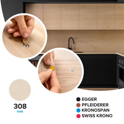 Krytka samolepiaca - 308 - 7045 - Ø 14 mm