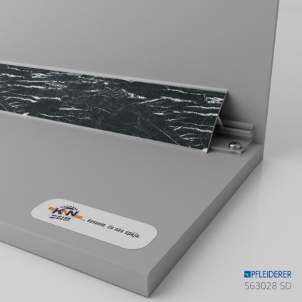PFLEIDERER - Tesniaca lišta k pracovnej doske - S63028 SD - dľžka 4200 mm