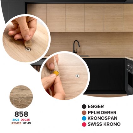 Krytka samolepiaca - 858 - 3025 / D3025 / R20128 / H1145 - Ø 14 mm