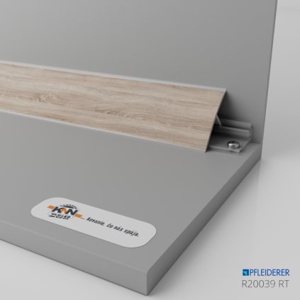 PFLEIDERER - Tesniaca lišta k pracovnej doske - R20039 RT - dĺžka 4200 mm