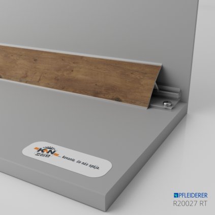 PFLEIDERER - Tesniaca lišta k pracovnej doske - R20027 RT - dĺžka 4200 mm