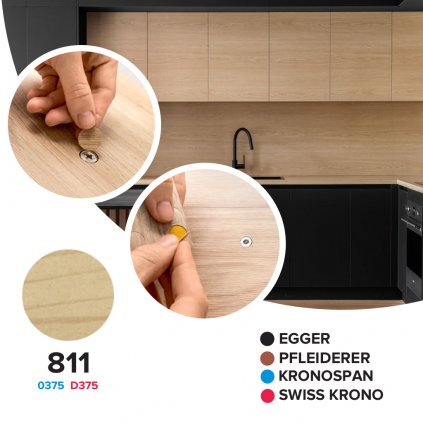 Krytka samolepiaca - 811 - 0375 / D375 - Ø 14 mm