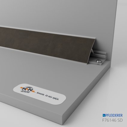 PFLEIDERER - Tesniaca lišta k pracovnej doske - F76146 SD - dĺžka 4200 mm