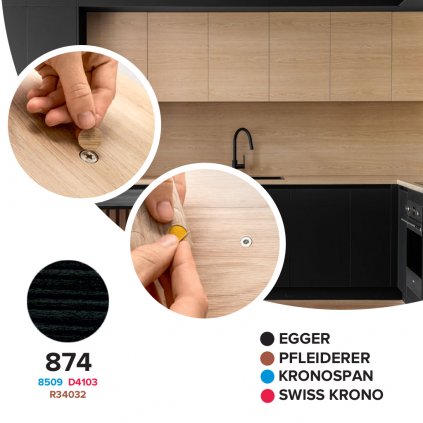 Krytka samolepiaca - 874 - 8509 / D4103 / R34032 - Ø 14 mm