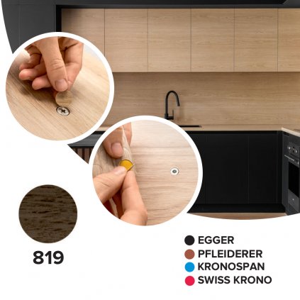 Krytka samolepiaca - 819 - Breza - Ø 14 mm