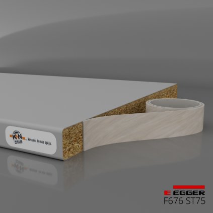 EGGER - hrana k pracovnej doske - F676 ST75 - 43 x 1,5 mm