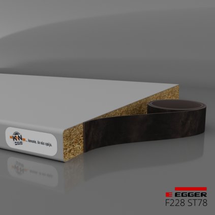 EGGER - Hrana k pracovnej doske - F228 ST78 - 43 x 1,5 mm