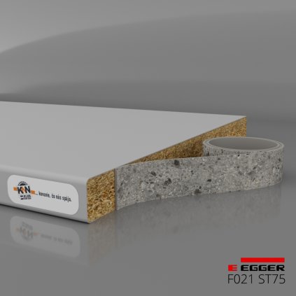 EGGER - hrana k pracovnej doske - F021 ST75 - 43 x 1,5 mm