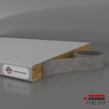 EGGER - Hrana k pracovnej doske - F186 ST9 - 43 x 1,5 mm