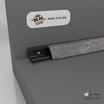 KAINDL - Tesniaca lišta k pracovnej doske - K4895 DP - dĺžka 4100 mm