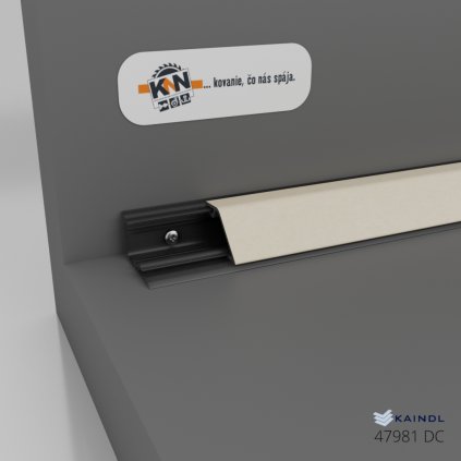 KAINDL - Tesniaca lišta k pracovnej doske - 47981 DC - dĺžka 4100 mm