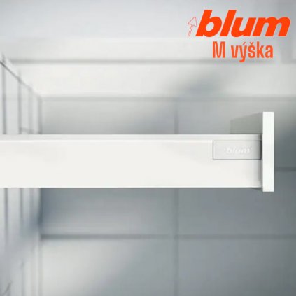 BLUM - ANTARO TOB - KOMPLET SET - sada M - biela - 30kg- plnovýsuv s tlmením