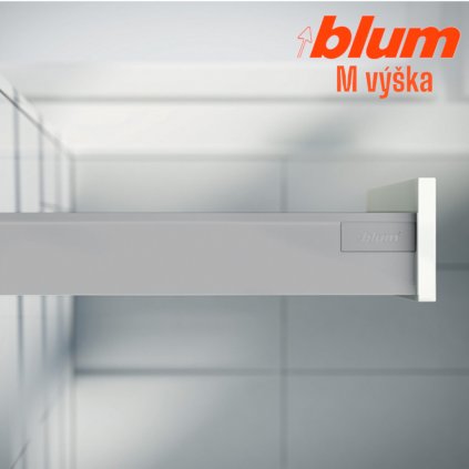 BLUM - ANTARO TOB - KOMPLET SET - sada M - sivá - 30kg- plnovýsuv s tlmením (Variant Dľžka 550 mm)