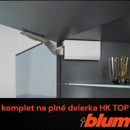 BLUM - AVENTOS HK TOP -  KOMPLET SET - sada - biela - na plné dvere (VAR ROZTEC 22K2300)