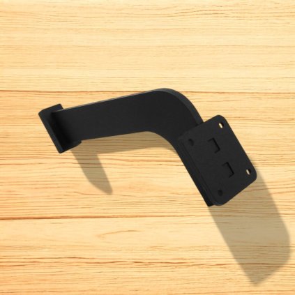 Nožička nábytkováNS36, čierna matná, 120 mm