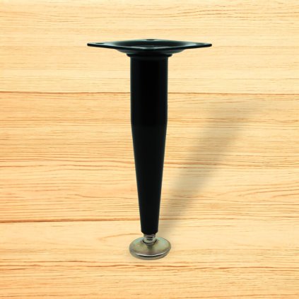 Nožička WY53050.N2, čierna matná150 mm