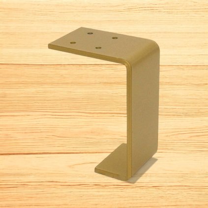 Nožička nábytkováNS32, zlatá, 100 mm