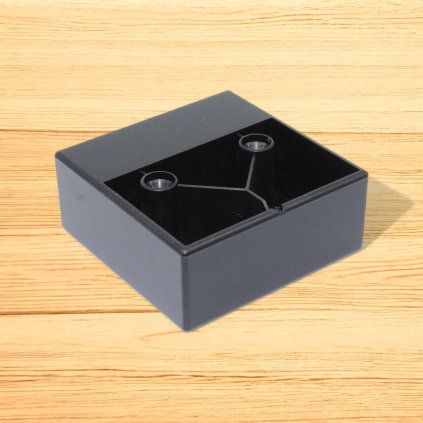 Klzák štvorcový 6435 BIM 60x60x25mm, čierny matný