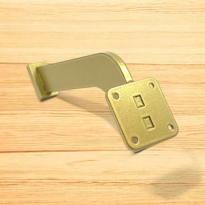 Nožička nábytkováNS36, zlatá, 120 mm