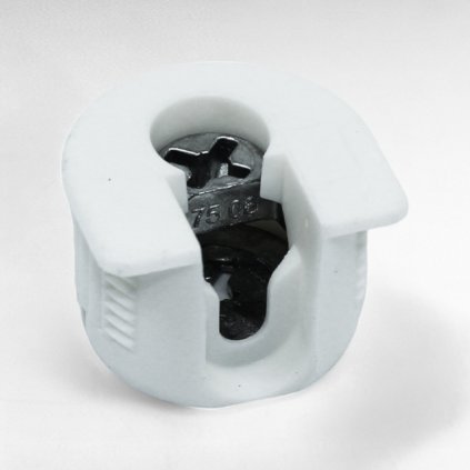 Hettich - Excentrické kov.65507  VB35 MD/19 biely plast