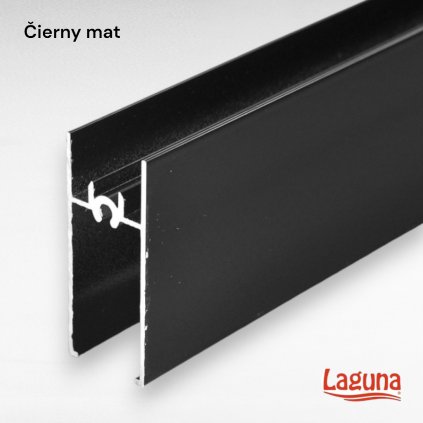 LAGUNA - Rámový profil RAMA, čierna matná (8833) 3m
