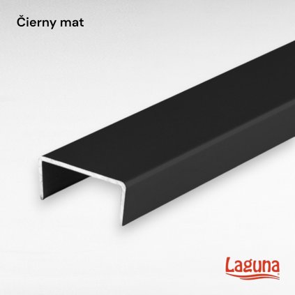 LAGUNA - C profil 18, čierna matná (8663) (Variant Dľžka 3000 mm)