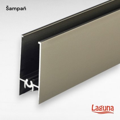 LAGUNA - Rámový profil RAMA, šampaň (8834) (Variant Dľžka 2000 mm)