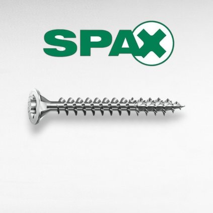 SPAX zápustná hlava 3.5x 20 plný závit Torx 20 strieborný Wirox s certifikátom