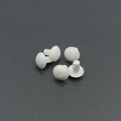 Plastový doraz navrtávací do 5 mm diery biely