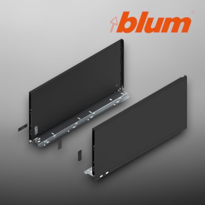 BLUM - LEGRABOX -  súprava bokov -  výška F - MD500 - čierna - 770F5002S