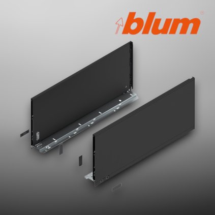 BLUM - LEGRABOX -  súprava bokov -  výška F - MD550 - čierna - 770F5502S