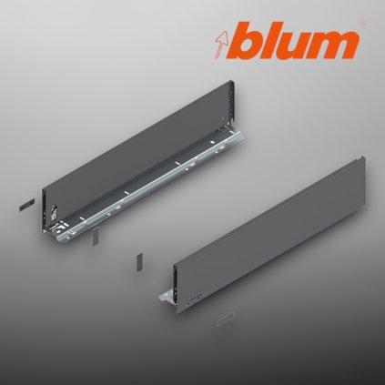 BLUM - LEGRABOX -  súprava bokov -  výška K - MD600 - sivá - 770K6002S