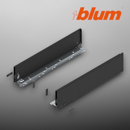 BLUM - LEGRABOX -  súprava bokov -  výška K - MD550 - čierna - 770K5502S