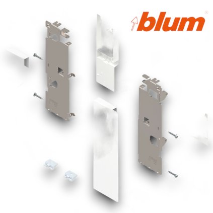 BLUM - LEGRABOX -  súprava predný diel -  výška C - s relingom - biela - ZI7.3CS0