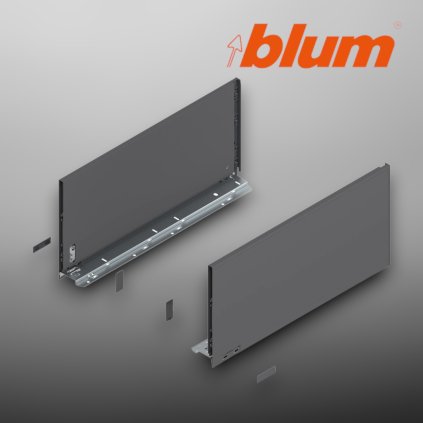 BLUM - LEGRABOX -  súprava bokov -  výška F - MD500 - sivá - 770F5002S