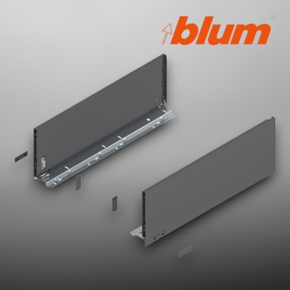 BLUM - LEGRABOX -  súprava bokov -  výška C - MD500 - sivá - 770C5002S