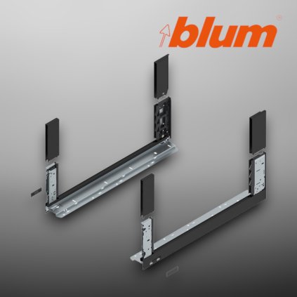 BLUM - LEGRABOX -  súprava bokov -  výška C - MD550 - čierna - 780C5502S