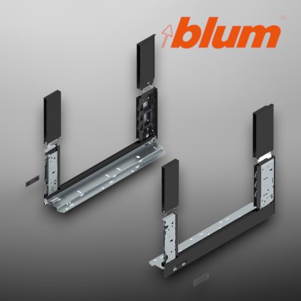 BLUM - LEGRABOX -  súprava bokov -  výška C - MD400 - čierna - 780C4002S