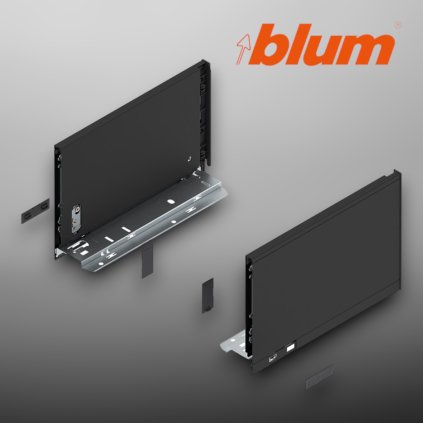 BLUM - LEGRABOX -  súprava bokov -  výška C - MD270 - čierna - 770C2702S